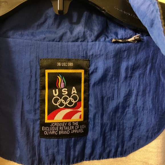 USA Olympic Striped Colorblock Jacket - Picture 4 of 5